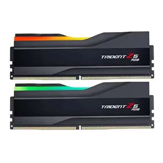 GSKILL 32GB (2X 16GB) DDR5 6400MHZ CL32 RGB DULA KIT PC RAM / TRIDENT Z5 RGB F5-6400J3239G16GX2-TZ5RK görseli 2