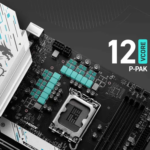 MSI B760 GAMING PLUS DDR4 WIFI-6E HDMI DP PCIE 4.0 1700p ATX görseli 7