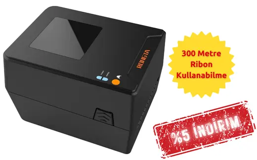 Rongta RP400A Barkod Yazıcı Usb, Seri, LPT,Ethernet Bağlantılı görseli 1