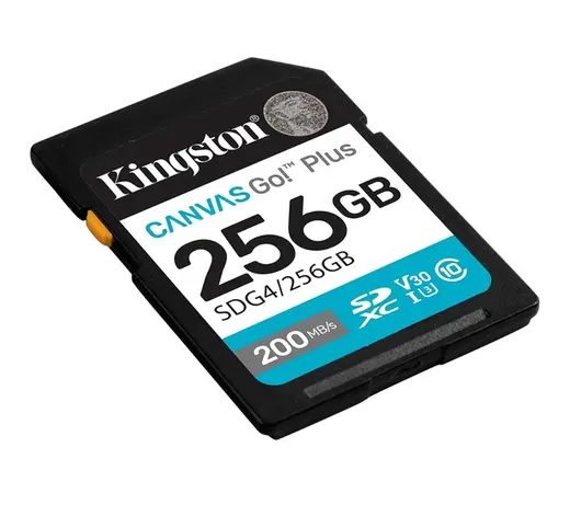 Kingston 256GB SDXC Gen4 200MB/s SDG4/256GB görseli 3
