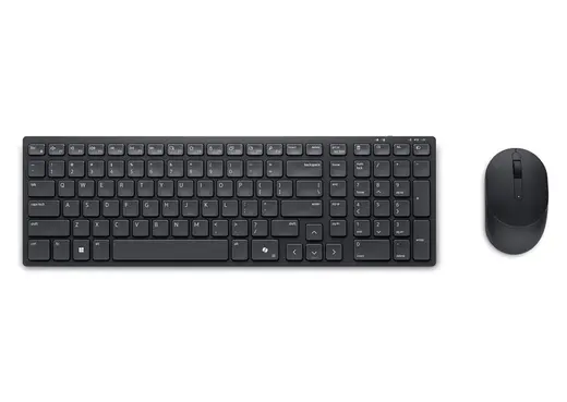Dell Pro KM555 Sessiz Kablosuz Set Siyah alternatif görünüm