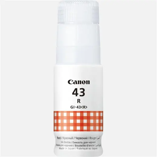 Canon GI-43R Red Kırmızı Şişe Mürekkep G540-G640