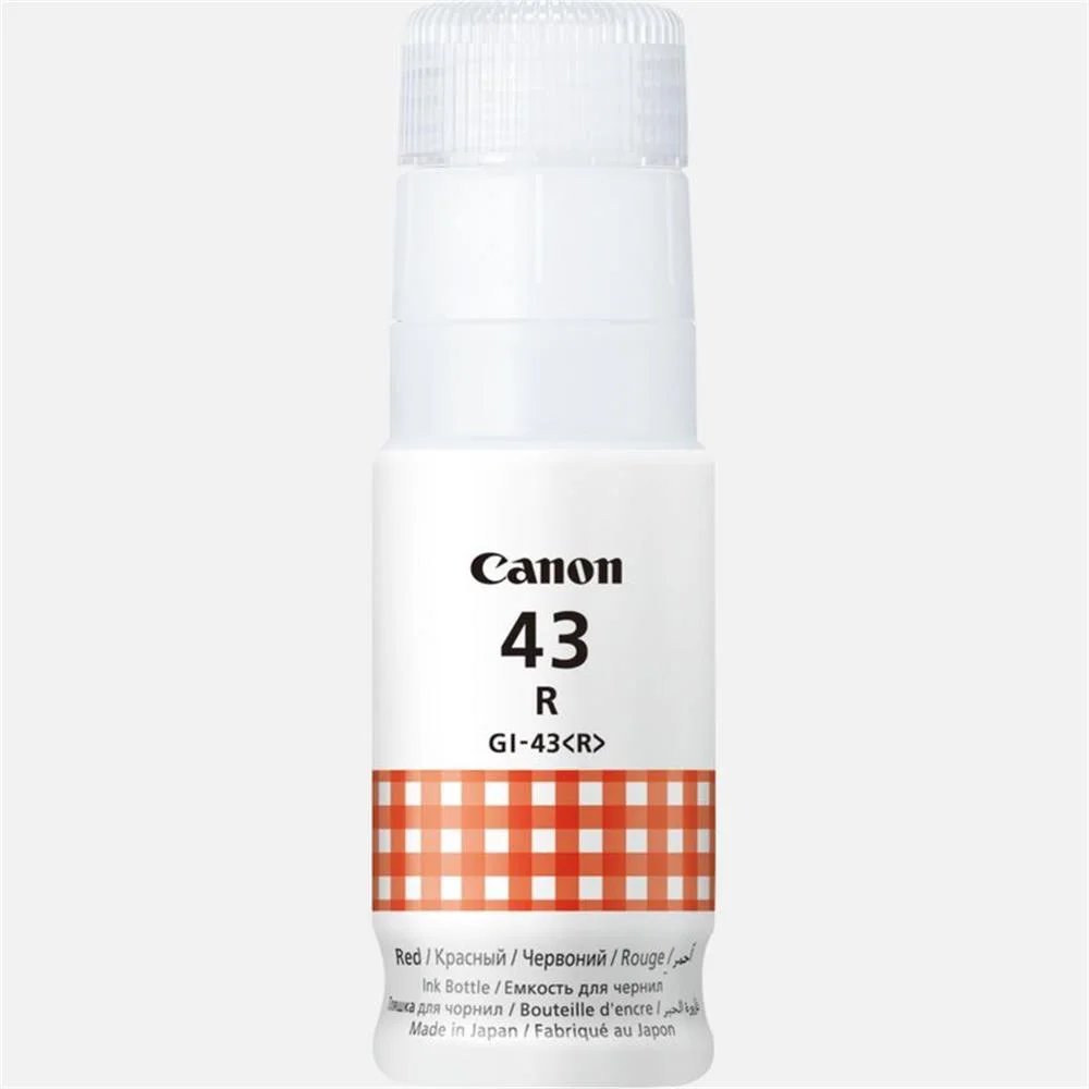 Canon GI-43R Red Kırmızı Şişe Mürekkep G540-G640