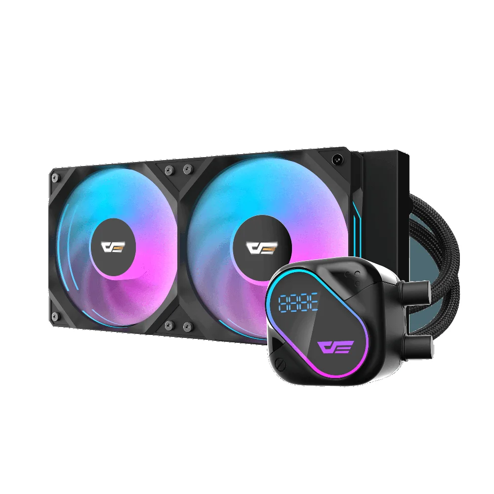 AIGO DO240 ARGB LCD 240mm Siyah Sıvı Soğutma 1851/AM5