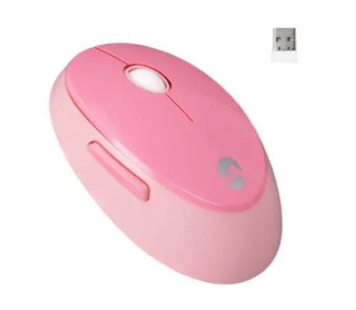 Everest ROUND KM-6282 Renkli Tuşlu Pembe Kablosuz Q Multimedia Klavye + Mouse Set alternatif görünüm