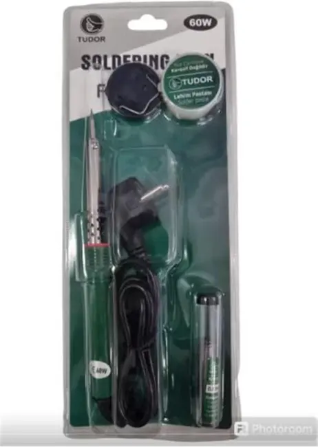 TUDOR SOLDERING IRON KALEM HAVYA SETİ 60W HB-S026