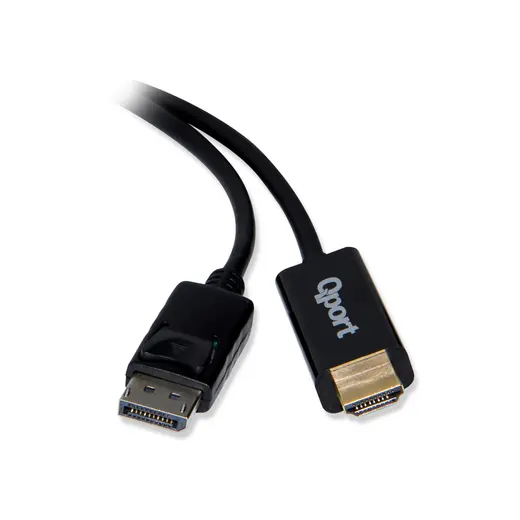 QPORT (Q-DPH) DISPLAY PORT TO HDMI CEVIRICI 1.8M KABLO alternatif görünüm