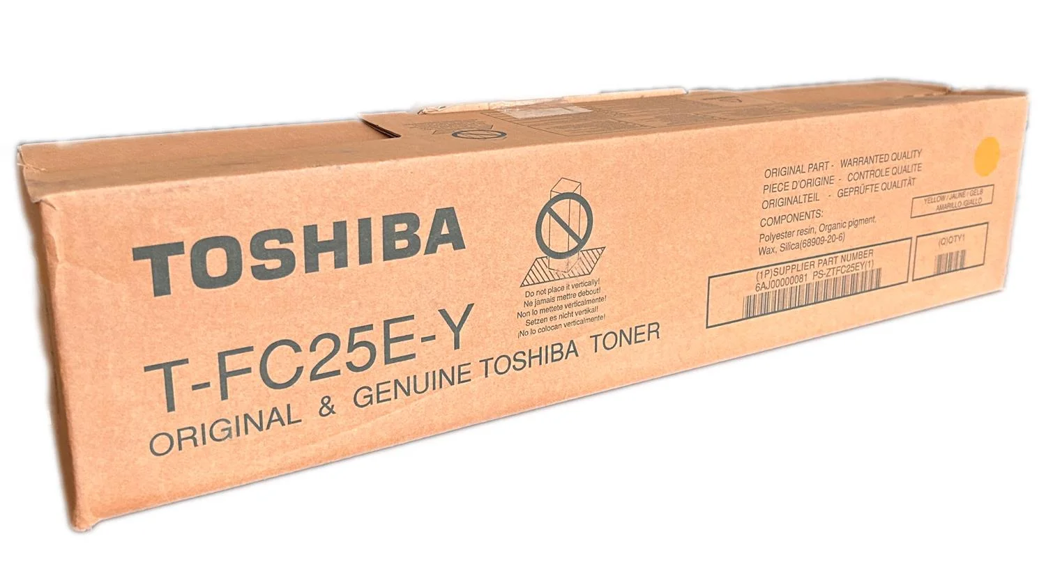 Toshiba T-FC25E Orjinal Sarı Toner E-Studio 2040 2540 3040 3540 4540