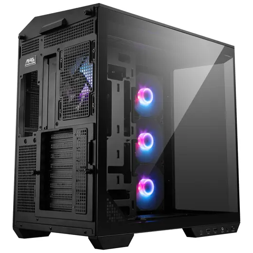 MSI MAG PANO 100R PZ ARGB ATX Siyah Mid Tower Kasa PSU YOK görseli 8
