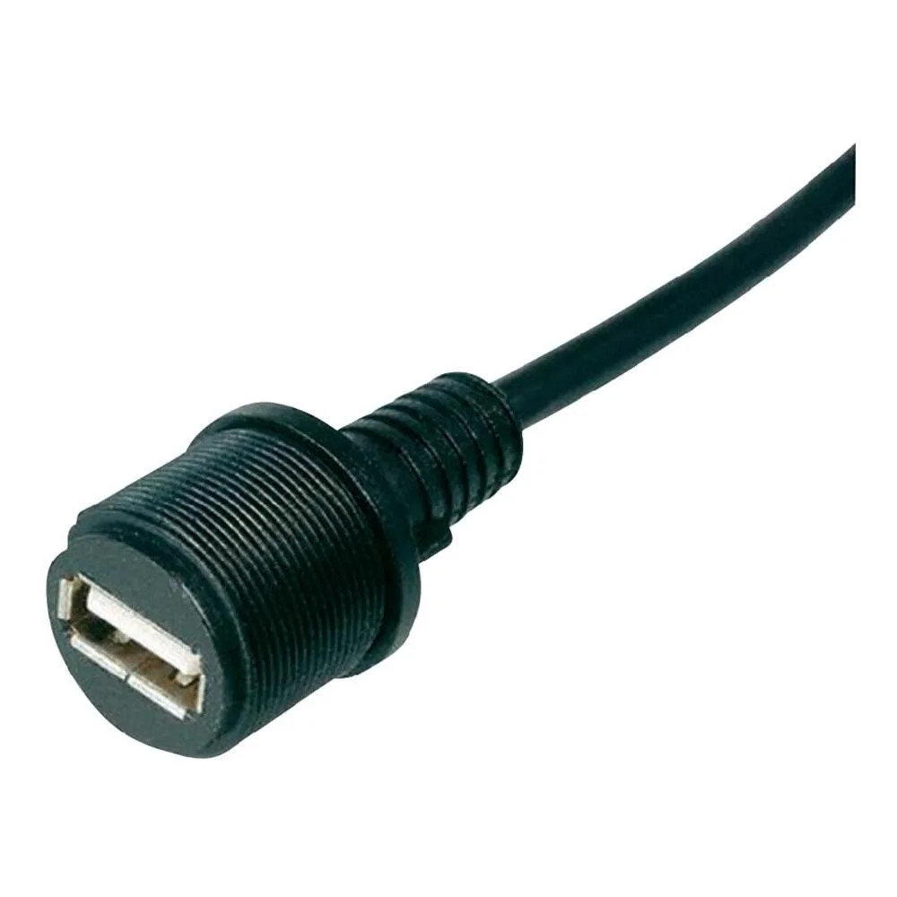 DIGITUS A-KAB-USBA-FS-1M USB A yeşil konnektör, açık uçlu kablo, 1 metre