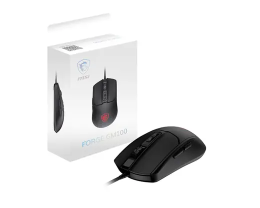 MSI GG FORGE GM100 6400dpi Gaming Mouse görseli 3