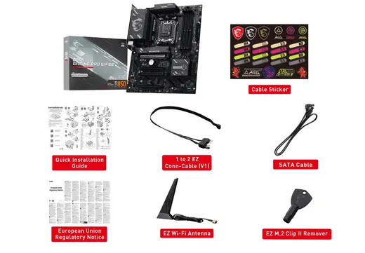 MSI B850 GAMING PRO WIFI6E HDMI-DP TYPEC PCIE 5.0 AM5 ATX görseli 2