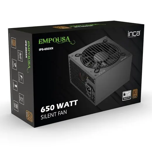 INCA 650W 80+ BRONZE EMPOUSA IPS-650XN Power Supply görseli 1