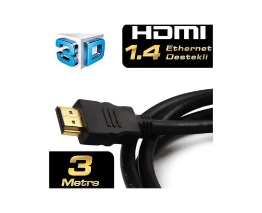 Dark 4K HDMI Altın Uçlu Kablo v1.4 (3m)