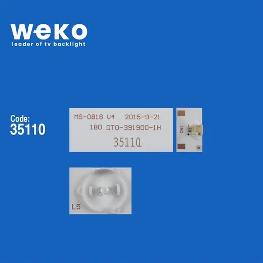 WKSET-6585 35110X4 180 DT0-391900-1H - MS-0818 V4 4 ADET LED BAR alternatif görünüm