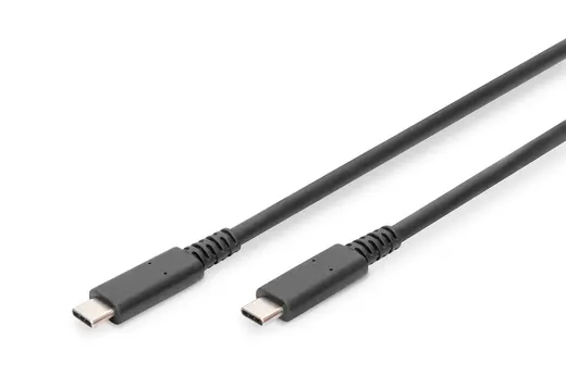 DIGITUS AK-300343-008-S USB 4.0 Bağlantı Kablosu, USB Tip C <-> USB Tip C, maksimum çözünürlük 8K@30Hz, PD3.0