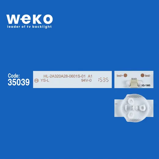 WKSET-5654 35039X3 HL-2A320A28-0601S-01 A0-A1 - 8D2A-320A-280600 3 ADET LED BAR alternatif görünüm