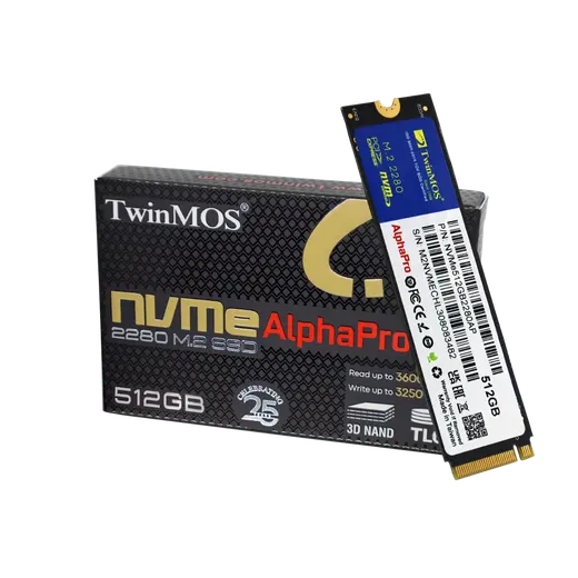 TWINMOS 512 GB NVME SSD 3600/3250 (NVMe512GB2280AP) alternatif görünüm