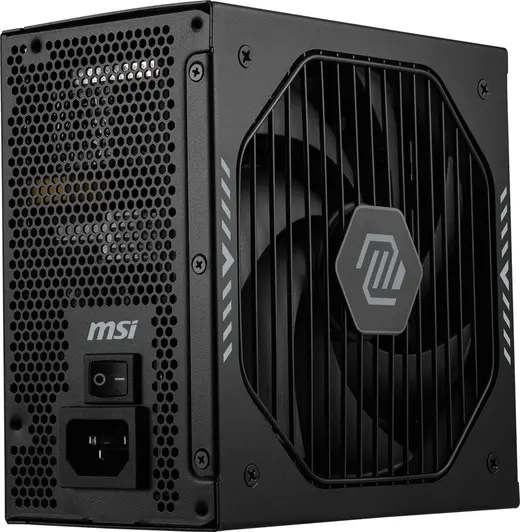 MSI 850W 80+ GOLD MAG A850GLS PCIE5 ATX 3.1 PCIe 5.1 12V-2x6 Tam Modüler Power Supply görseli 3