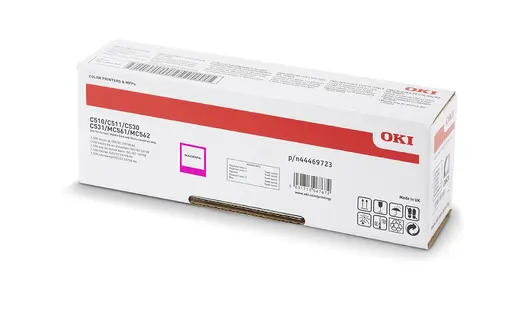 OKI C510/C530/C531/MC561/MC562 5K Macenta (Magenta) Toner (44469723) görseli 1