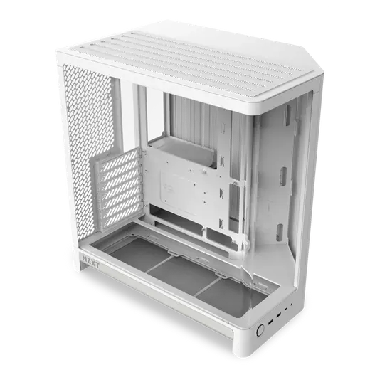 NZXT H6 RGB+ CC-H62FW-P1 Dual-Chamber Gaming Mid-Tower PC Kasası Beyaz görseli 8