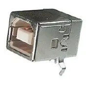 DIGITUS A-USBSB USB B Konnektör, Dişi, 90 Derece
