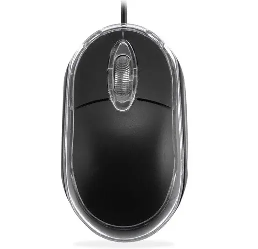 Everest Kablolu Mavi Işıklı Mouse Siyah (KM-6809) alternatif görünüm