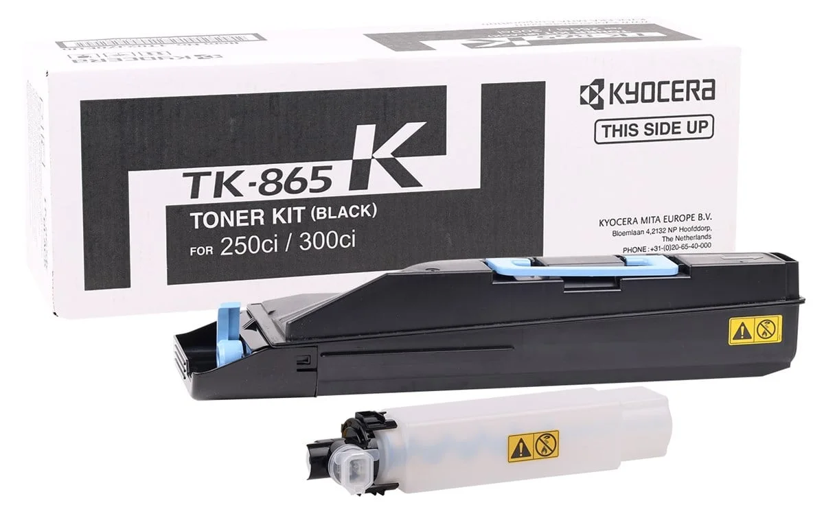 Kyocera Mita TK-865 Orjinal Siyah Toner Taskalfa 250ci 300ci