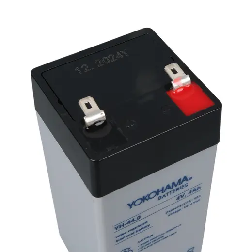 YOKOHAMA YH-44.0 4 VOLT - 4 AMPER DİK KURU AKÜ (46 X 46 X 100 MM) görseli 4