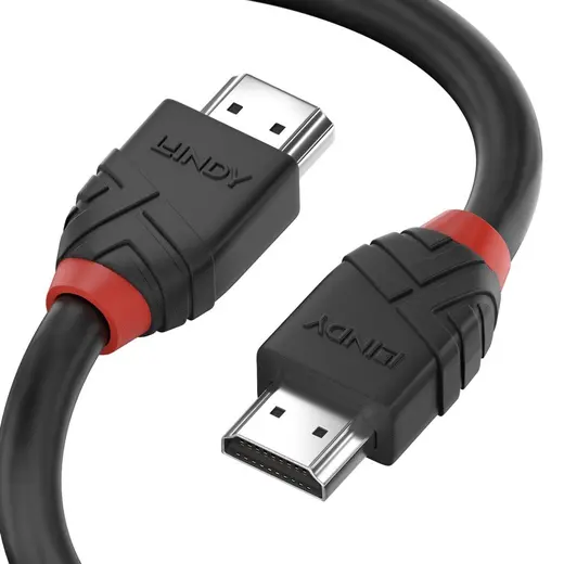 LINDY LIN-36472 2m High Speed HDMI Kablosu, Black Line 2m High Speed HDMI Cable, Black Line