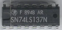 SCHUKAT 74LS137 3 TO 8 DECODER ADDRESS LATCH