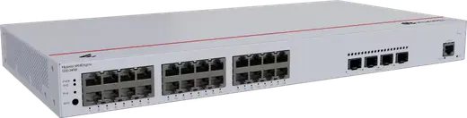 HUAWEI 24port 400W FULL PoE eKIT S220-24P4X GIGABIT 4XSFP+ Yönetilebilir Switch RackMount Layer2 görseli 2
