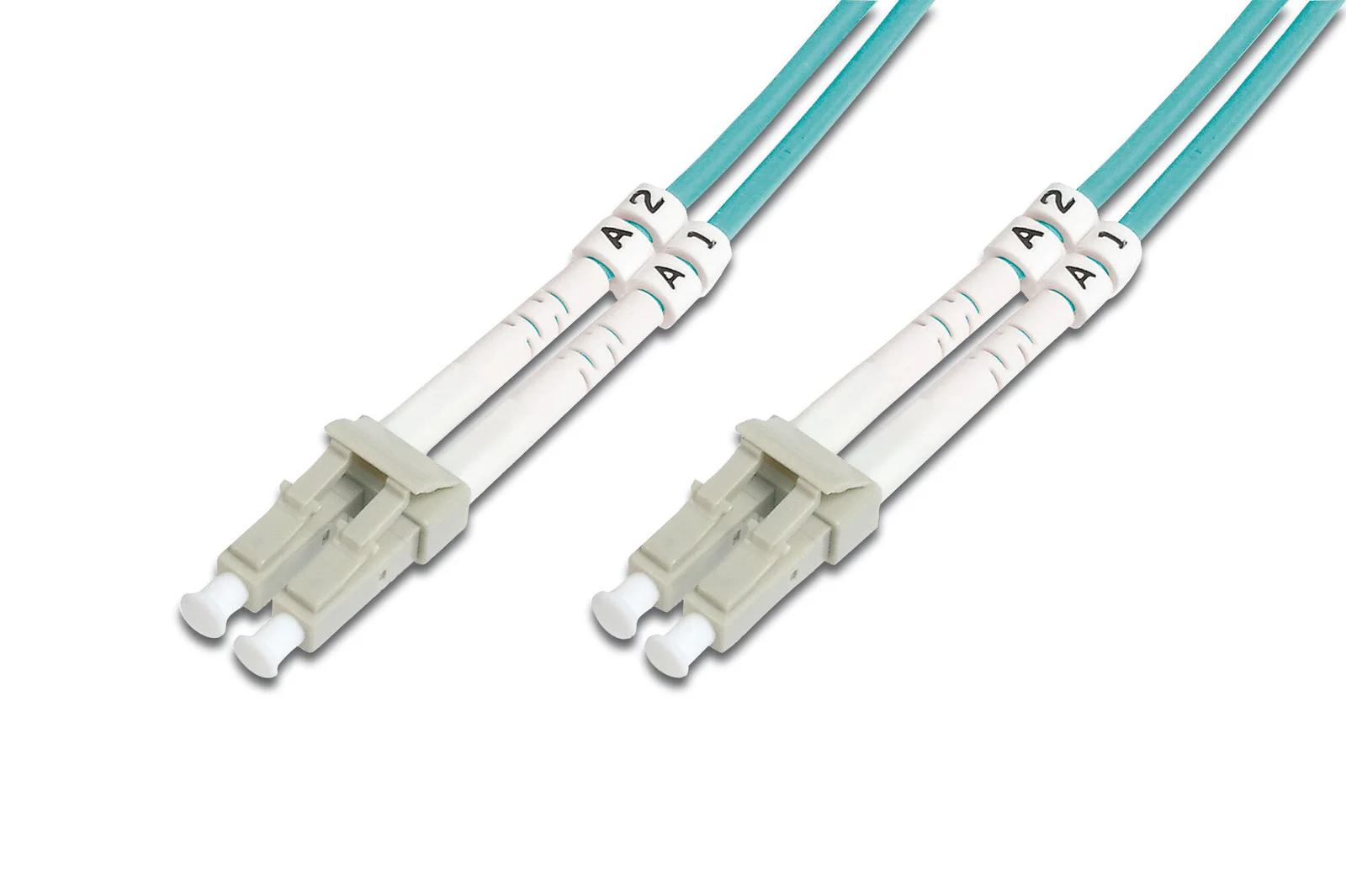 DIGITUS DK-2533-01/3 LC-LC Fiber Optik Patch Kablo, 1 metre, Multimode, Duplex, 50/125, OM3