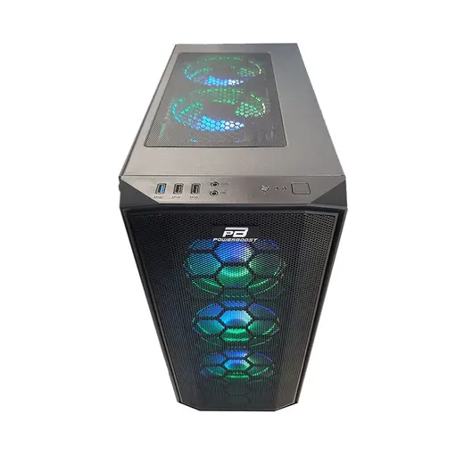 POWERBOOST 650W 80+ X58RGB 6-RGB Fanlı Gaming Mid-Tower PC Kasası görseli 2