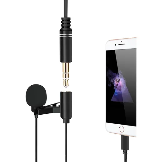 POWERMASTER JH-041-A LIGHTNING GİRİŞLİ VE KULAKLIK GİRİŞLİ YOUTUBER YAKA MİKROFONU alternatif görünüm
