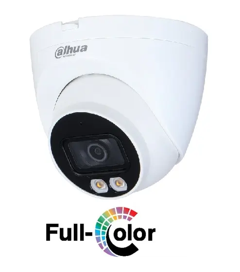 DAHUA 2MP 2.8mm Full-Color Sesli HDCVI Eyeball Kamera HAC-HDW1209TQP-A-LED-0280 görseli 1