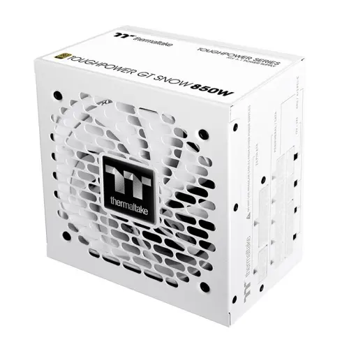 THERMALTAKE 850W 80+ GOLD TOUGHPOWER PS-TPT-0850FNFAGE-W PCIE 5.0 Tam Modüler Power Supply Beyaz görseli 4