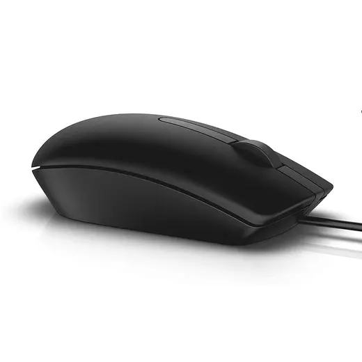 DELL MS116 Kablolu USB Sessiz Siyah Mouse görseli 1