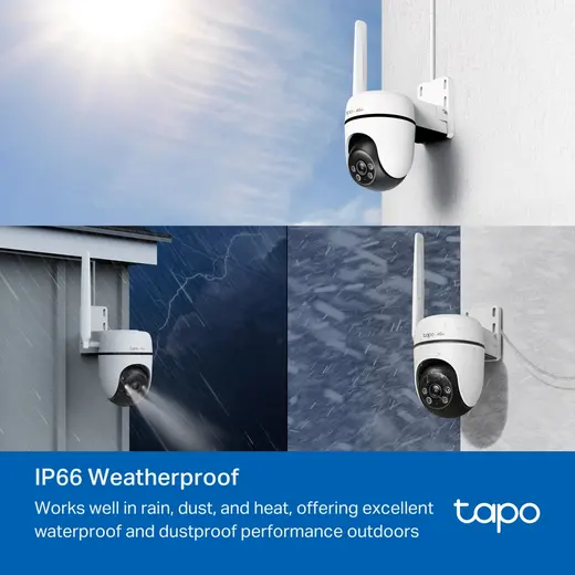 TP-LINK 2MP Speed Dome 4G LTE Pan-Tilt IP Kamera TAPO C501GW görseli 4