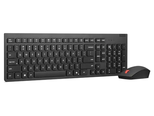 LENOVO Q TR Essential 4X31R64489 Kablosuz Klavye Mouse Set Siyah görseli 5