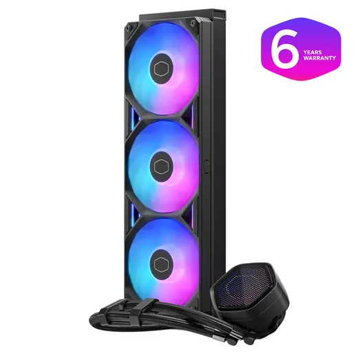 COOLERMASTER 360MM MasterLiquid Atmos II 360 MLX-D36M-A25SZ-P1 ARGB AM5-1851p Sıvı Soğutmalı İşlemci Fanı görseli 4