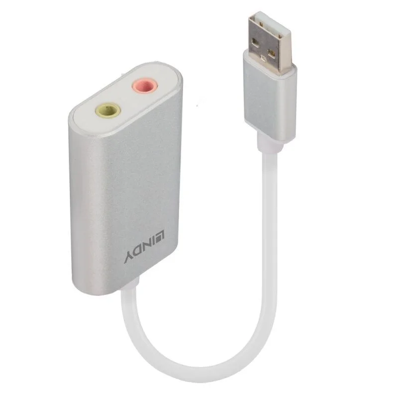 LINDY LIN-42926 USB Tip A <-> Ses Dönüştürücü USB Type A to Audio Converter