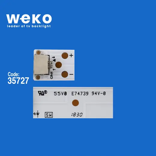 WKSET-6512 35727X4 LG INNOTEK 50INCH_FUNAİ_REV.A 4 ADET LED BAR alternatif görünüm