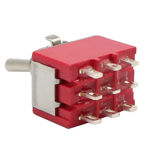 IC-148A 9P Ø6MM ON-ON TOGGLE SWİTCH MTS-302 alternatif görünüm