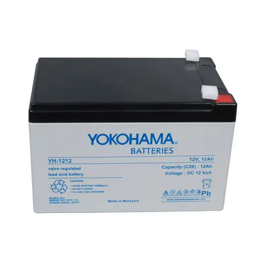 YOKOHAMA YH-1212 12 VOLT - 12 AMPER KURU AKÜ (151 X 98 X 95 MM) alternatif görünüm