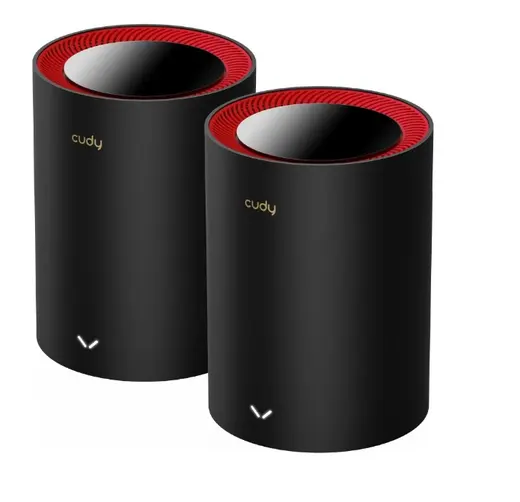 CUDY M3000-2 WIFI6 AX3000 Çİft Bant Mesh Router 2'li Set görseli 1