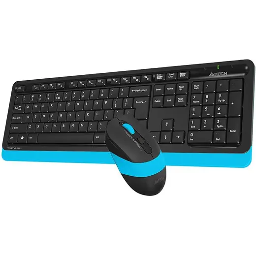 A4 Tech FG1010 Q Kablosuz MM Klavye Mouse Mavi görseli 3