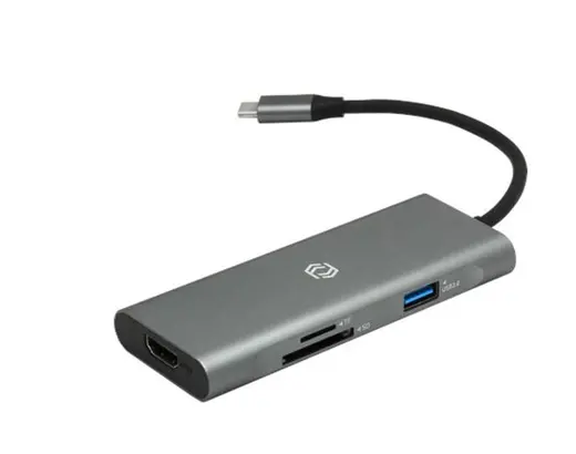 Frisby FA-7712TC USB Type-C™ Hub (HDMI + 3 x USB 3.0 + SD-TF + PD Şarj)