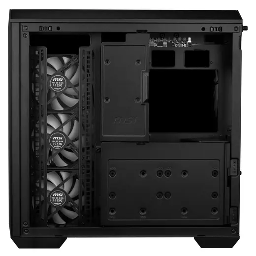 MSI MAG PANO 100R PZ ARGB ATX Siyah Mid Tower Kasa PSU YOK görseli 6