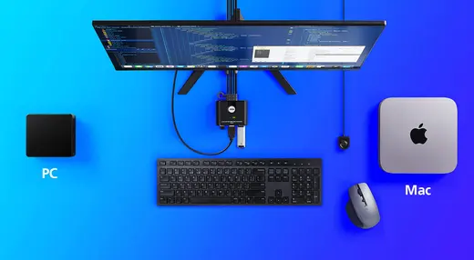 ATEN ATEN-CS22HF 2 Port USB FHD HDMI KVMP™(Keyboard/Video Monitor/Mouse) Periferi (Çevre Cihazlarla görseli 3